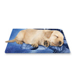 Astronaut On Space Mission Print Pet Cooling Mat Cover
