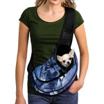 Astronaut On Space Mission Print Pet Sling Carrier