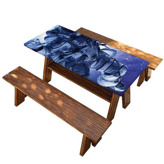 Astronaut On Space Mission Print Picnic Table Cover