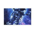 Astronaut On Space Mission Print Polyester Flag
