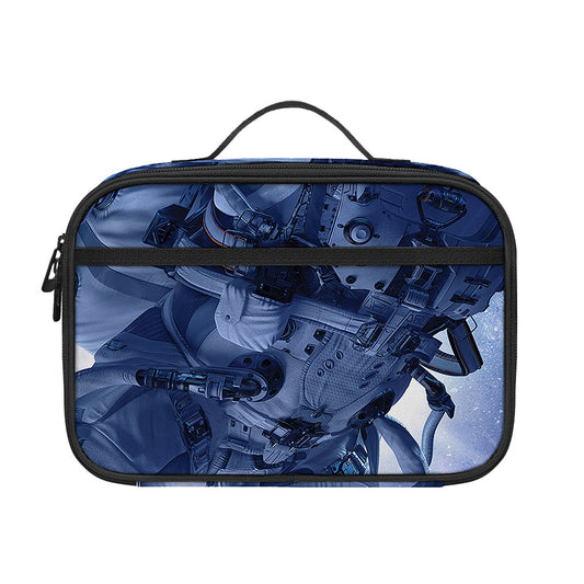 Astronaut On Space Mission Print Portable Lunch Bag