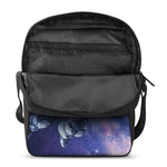 Astronaut On Space Mission Print Rectangular Crossbody Bag