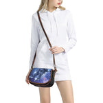 Astronaut On Space Mission Print Saddle Bag