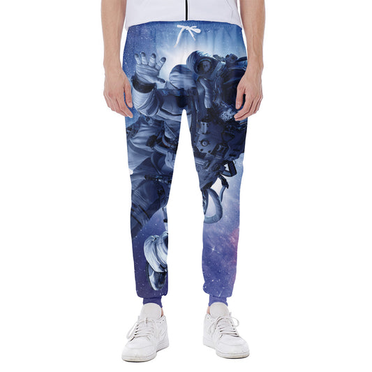 Astronaut On Space Mission Print Scuba Joggers