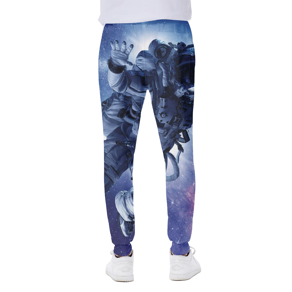 Astronaut On Space Mission Print Scuba Joggers