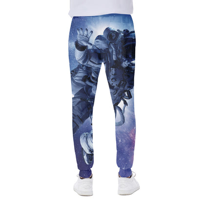 Astronaut On Space Mission Print Scuba Joggers