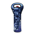 Astronaut On Space Mission Print Single Neoprene Wine Tote
