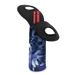 Astronaut On Space Mission Print Single Neoprene Wine Tote