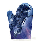 Astronaut On Space Mission Print Single Oven Mitt