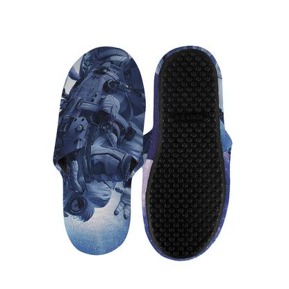 Astronaut On Space Mission Print Slippers