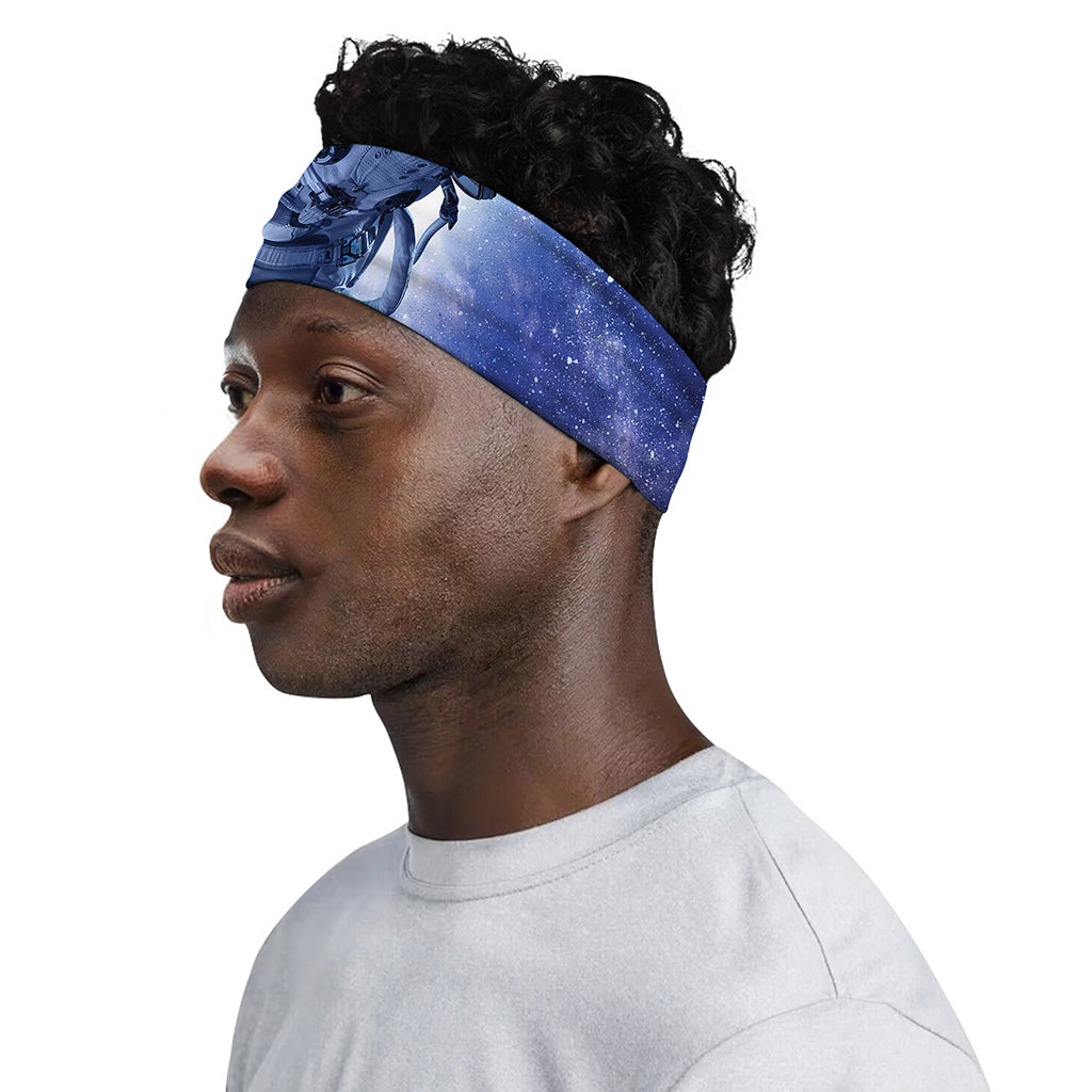 Astronaut On Space Mission Print Sports Headband