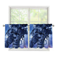 Astronaut On Space Mission Print Tier Curtains