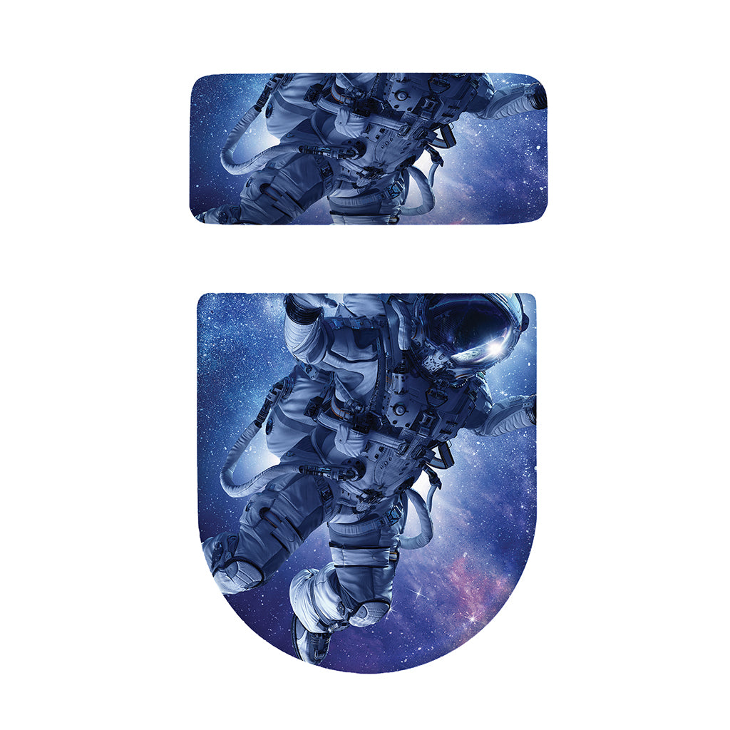 Astronaut On Space Mission Print Toilet Lid And Tank Cover Set