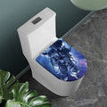 Astronaut On Space Mission Print Toilet Lid Cover