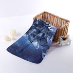 Astronaut On Space Mission Print Towel