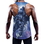 Astronaut On Space Mission Print Training Tank Top