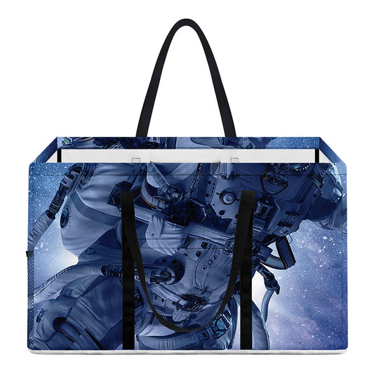 Astronaut On Space Mission Print Utility Tote Bag