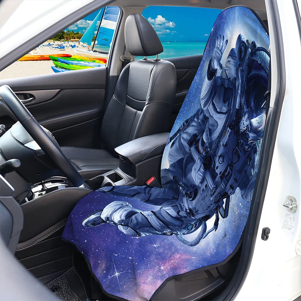 Astronaut On Space Mission Print Waterproof Car Seat Cover