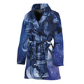 Astronaut On Space Mission Print Women's Bathrobe