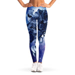 Astronaut On Space Mission Print Women's Leggings