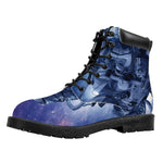 Astronaut On Space Mission Print Work Boots