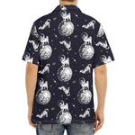 Astronaut Pug In Space Pattern Print Aloha Shirt