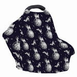 Astronaut Pug In Space Pattern Print Baby Seat Cover