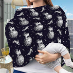 Astronaut Pug In Space Pattern Print Baby Seat Cover