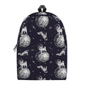 Astronaut Pug In Space Pattern Print School Backpack