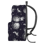 Astronaut Pug In Space Pattern Print Backpack