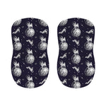 Astronaut Pug In Space Pattern Print Bar Stool Covers