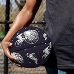 Astronaut Pug In Space Pattern Print Basketball