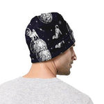 Astronaut Pug In Space Pattern Print Beanie