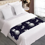 Astronaut Pug In Space Pattern Print Bed Runner