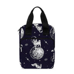 Astronaut Pug In Space Pattern Print Bible Tote Bag