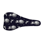 Astronaut Pug In Space Pattern Print Bicycle Seat Cover