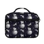 Astronaut Pug In Space Pattern Print Briefcase Bible Bag