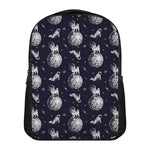 Astronaut Pug In Space Pattern Print Casual Backpack