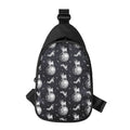 Astronaut Pug In Space Pattern Print Sling Bag