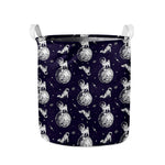 Astronaut Pug In Space Pattern Print Collapsible Laundry Basket