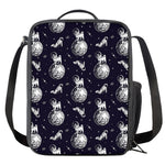 Astronaut Pug In Space Pattern Print Crossbody Lunch Bag