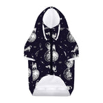 Astronaut Pug In Space Pattern Print Dog Zip Up Hoodie