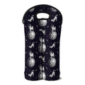 Astronaut Pug In Space Pattern Print Double Neoprene Wine Tote