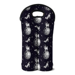 Astronaut Pug In Space Pattern Print Double Neoprene Wine Tote
