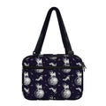 Astronaut Pug In Space Pattern Print Double Strap Bible Bag