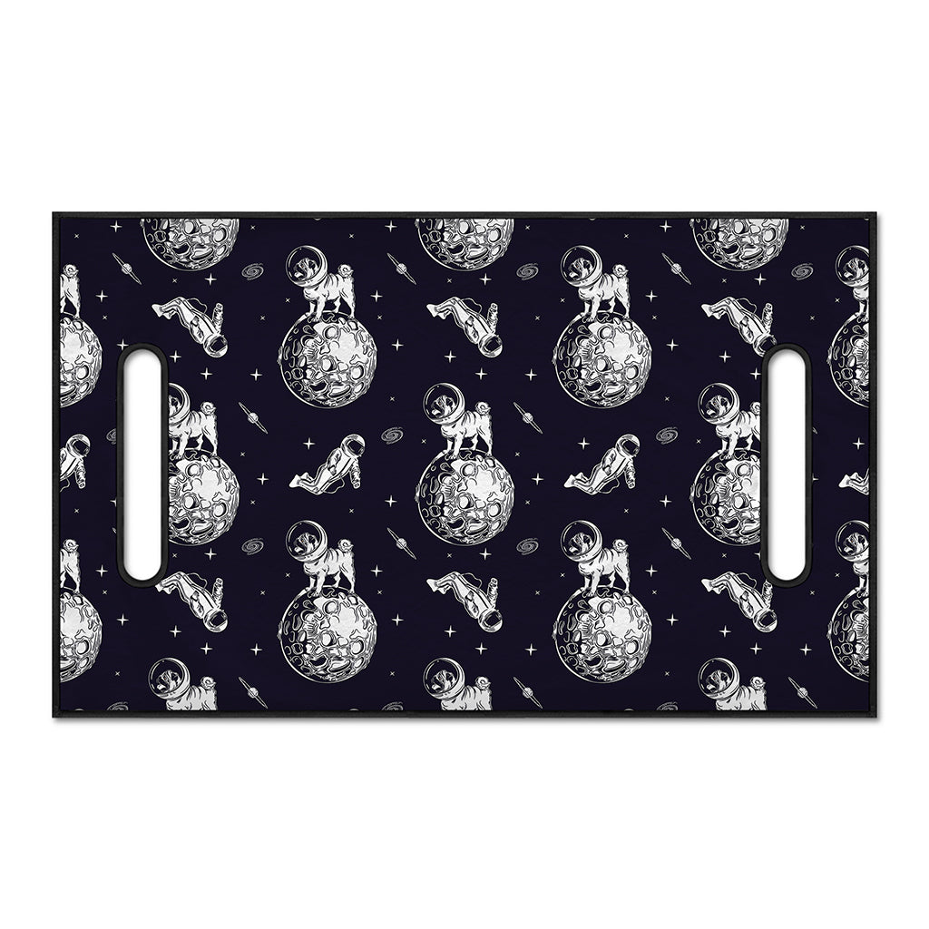 Astronaut Pug In Space Pattern Print Golf Cart Seat Cover