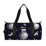 Astronaut Pug In Space Pattern Print Gym Bag