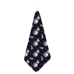 Astronaut Pug In Space Pattern Print Hand Towel