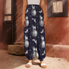 Astronaut Pug In Space Pattern Print Harem Pants