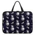Astronaut Pug In Space Pattern Print Laptop Sleeve With Handle
